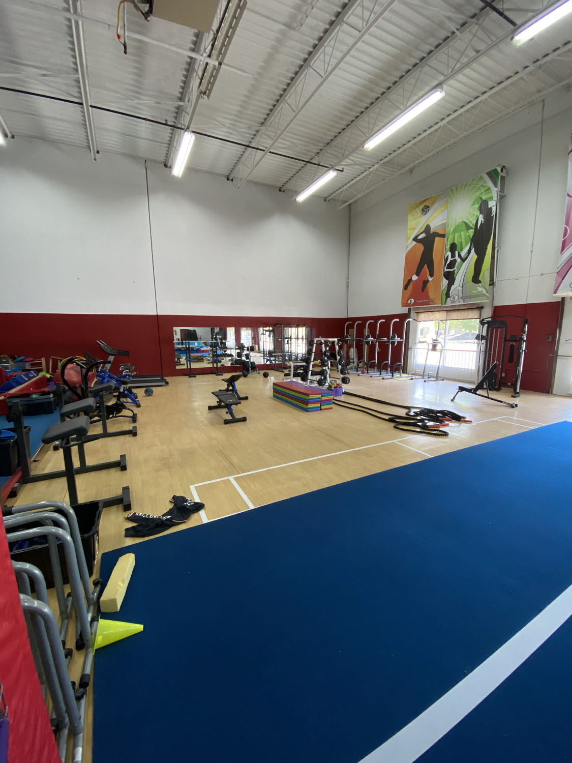 Weight gym facility