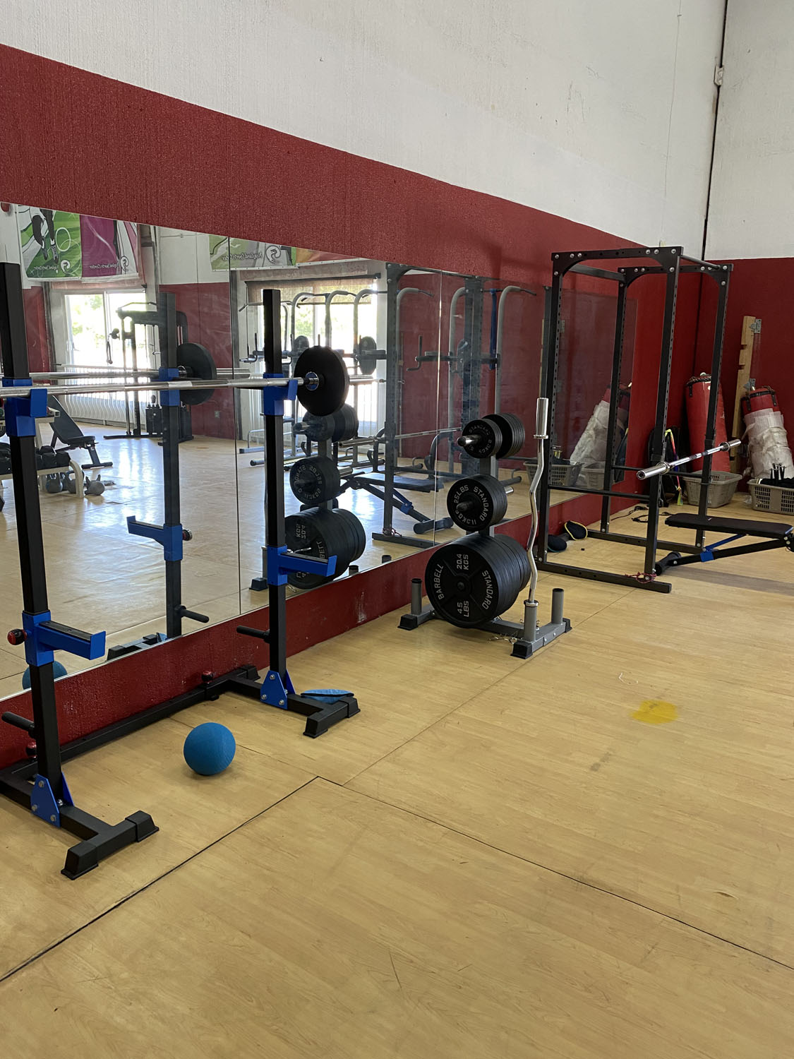 Weight gym interior