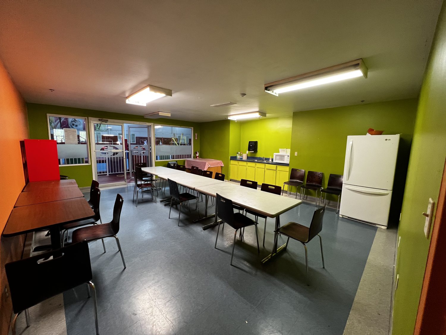 Private party room with kitchenette