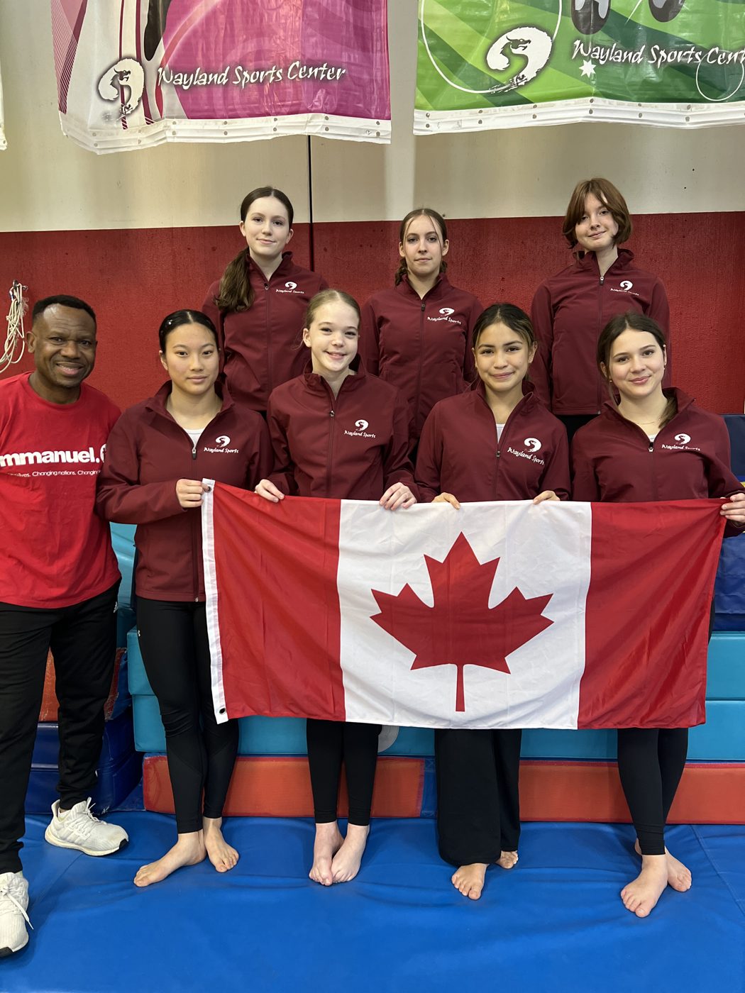 Wayland competitive gymnastics team